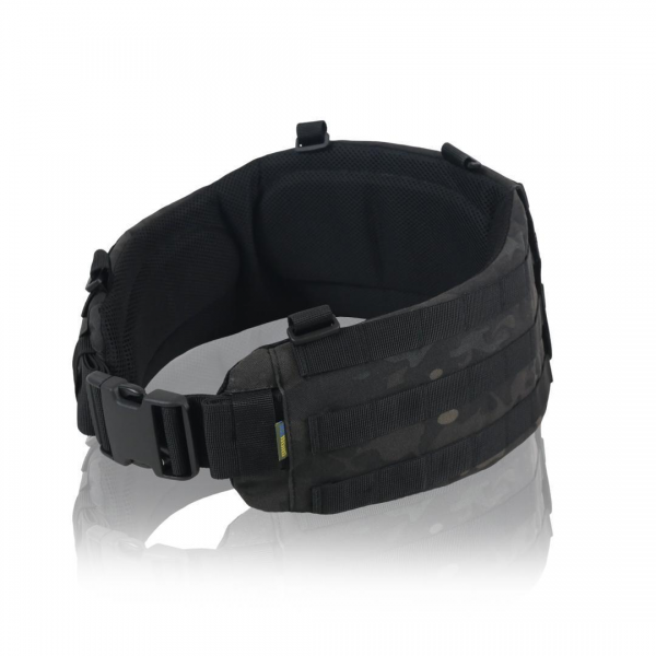 Тактический пояс Kiborg R-1 GEN.2 Black Multicam с баллистическим пакетом 1 класс защиты Militex