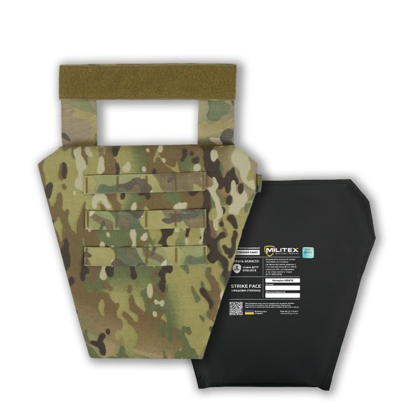 Баллистическая защита паха Kiborg с баллистическим пакетом Militex Multicam