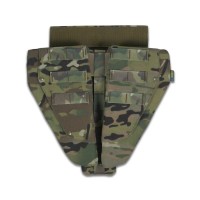 Баллистическая защита паха тройной Kiborg с баллистическим пакетом Militex Multicam