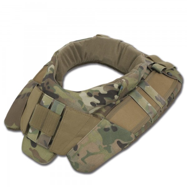 Баллистическая защита шеи mod. 1 с баллистическим пакетом Militex Multicam