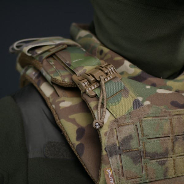 Баллистическая защита шеи mod. 1 с баллистическим пакетом Militex Multicam