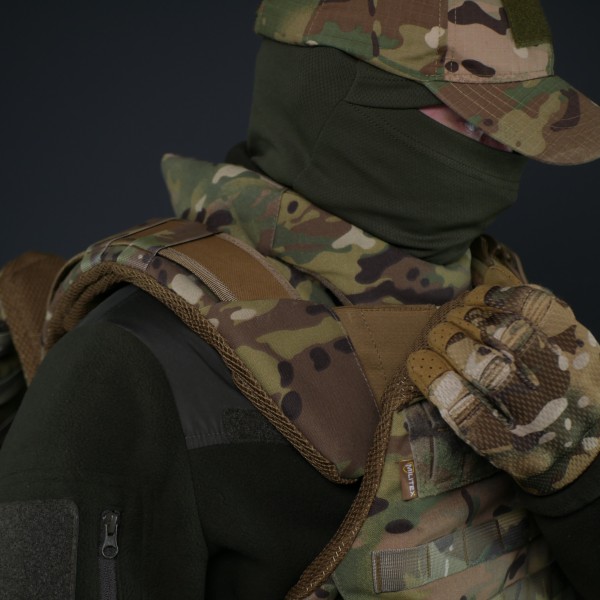 Баллистическая защита шеи mod. 1 с баллистическим пакетом Militex Multicam