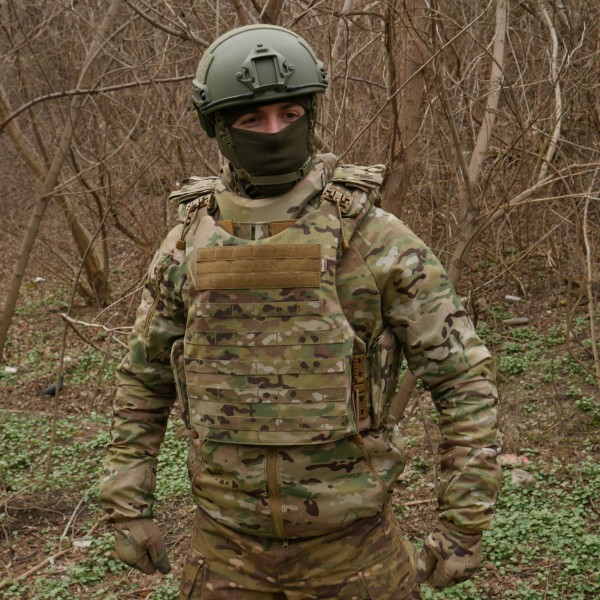 Защита шеи mod. 1 с баллистическим пакетом Militex Original Multicam USA