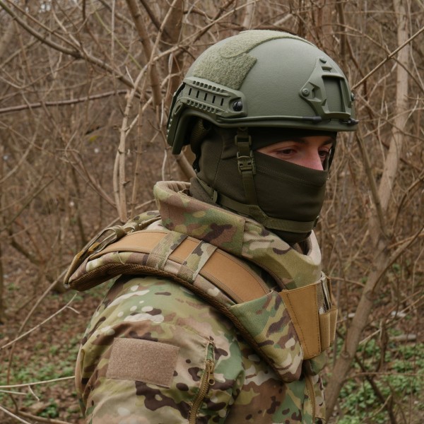 Защита шеи mod. 1 с баллистическим пакетом Militex Original Multicam USA