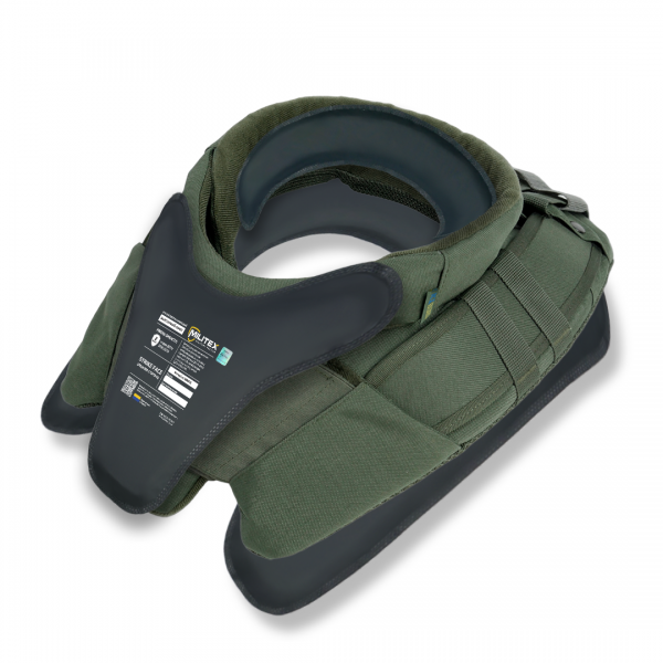 Баллистическая защита шеи mod. 1 с баллистическим пакетом Militex Olive