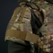 Баллистическая защита плечей Kiborg c баллистическим пакетом 1 класс защиты Militex Multicam