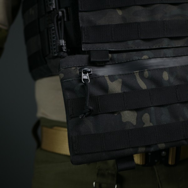 Баллистическая защита живота Kiborg GEN.2 с баллистическим пакетом Black Multicam