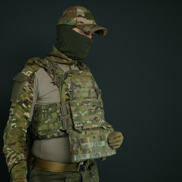 Баллистическая защита живота Kiborg GEN.2 с баллистическим пакетом Original Multicam