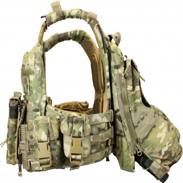 Комплект AVS Original MultiCam USA + балістичний захист та підсумки