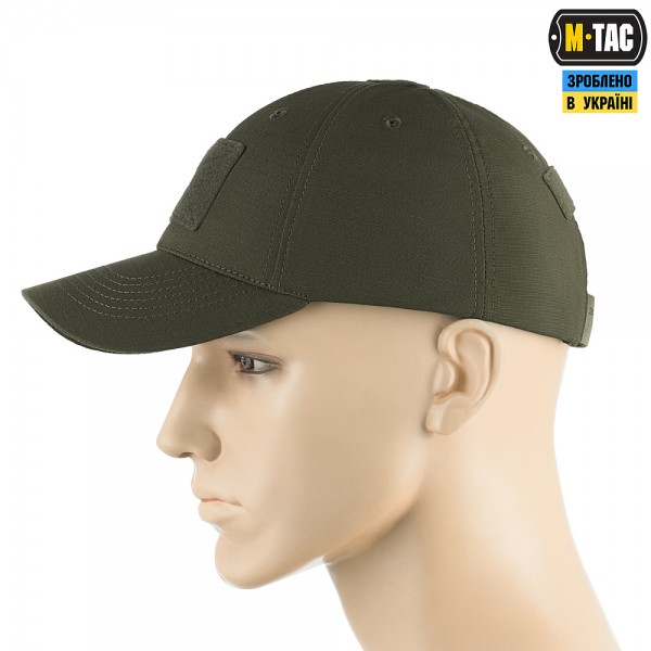 Бейсболка тактическая М-ТАС ELITE FLEX РІП-СТОП olive