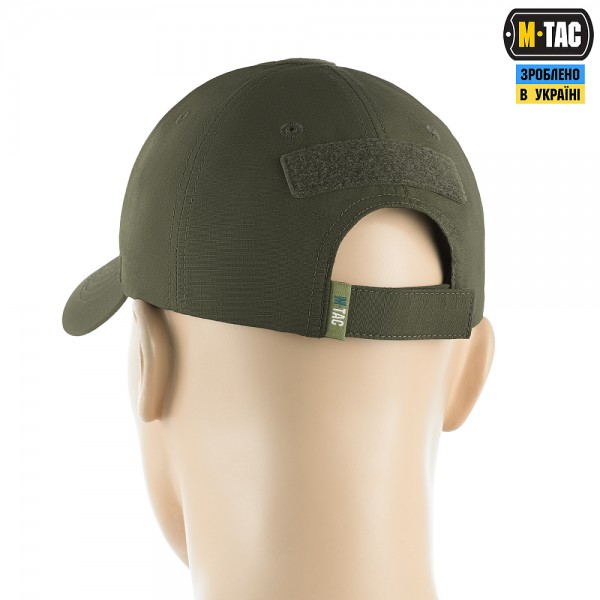 Бейсболка тактическая М-ТАС ELITE FLEX РІП-СТОП olive