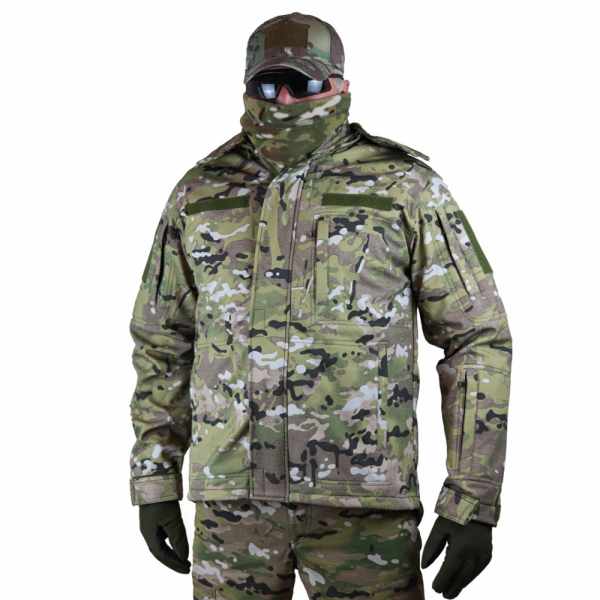Куртка демисезонная Soft Shell  Battle Arsenal Мультикам