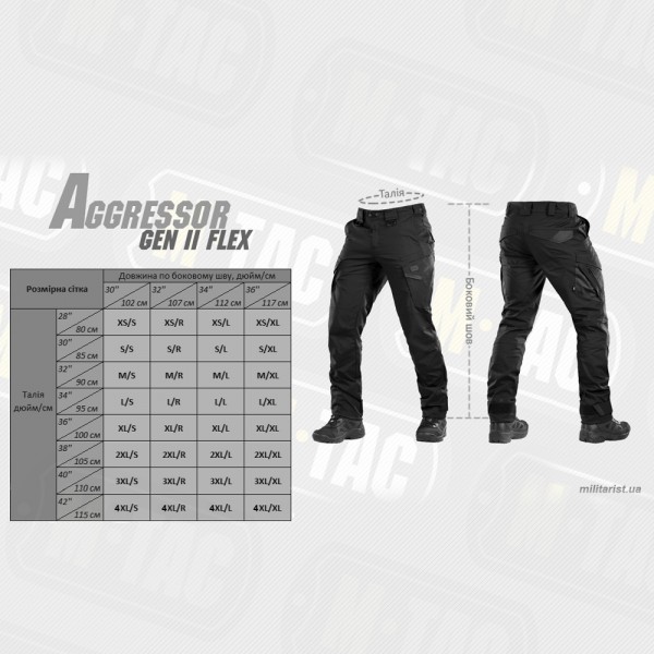 Штани M-TAC AGGRESSOR GEN II FLEX BLACK