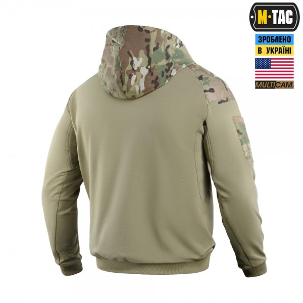 Кофта Hoodie Combat Мультикам/Койот M-Tac