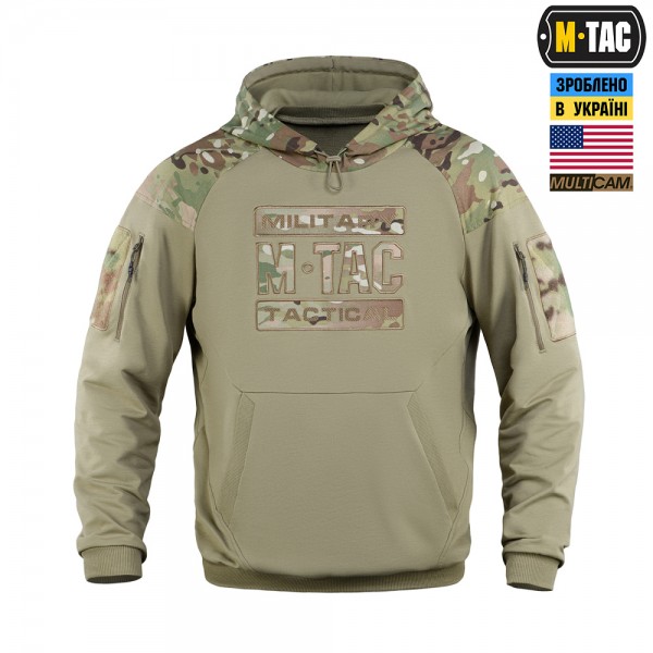 Кофта Hoodie Combat Мультикам/Койот M-Tac