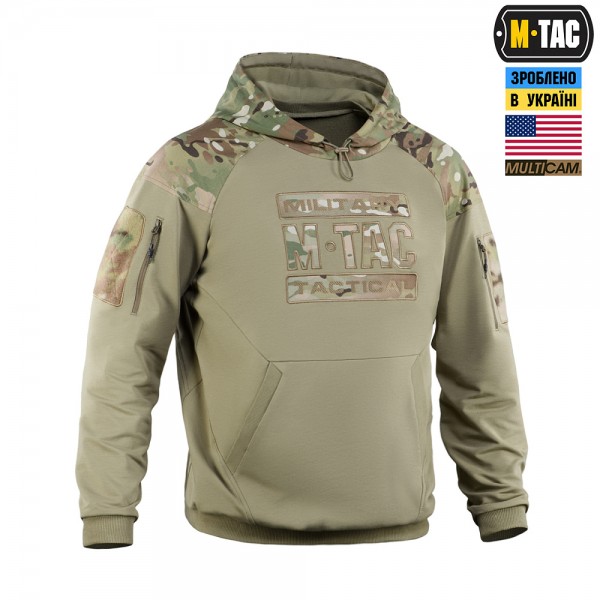Кофта Hoodie Combat Мультикам/Койот M-Tac