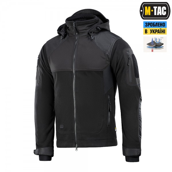 Куртка тактическая NORMAN WINDBLOCK FLEECE M-TAC BLACK