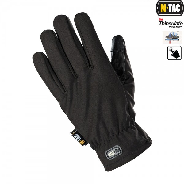 Перчатки Soft Shell Thinsulate Black M-Tac
