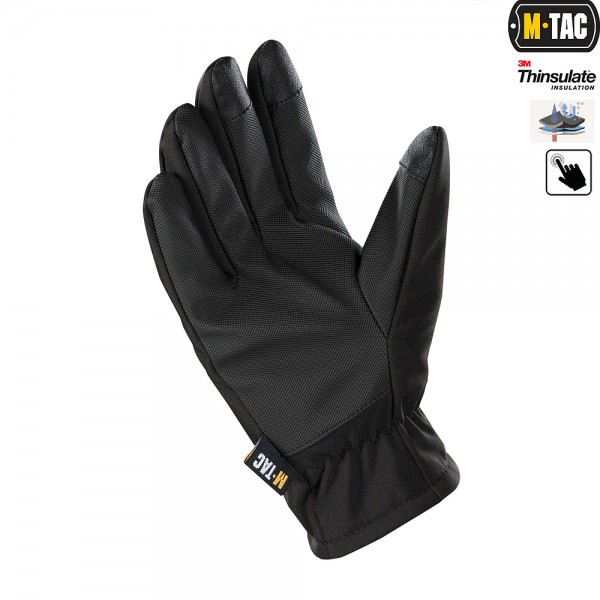 Перчатки Soft Shell Thinsulate Black M-Tac