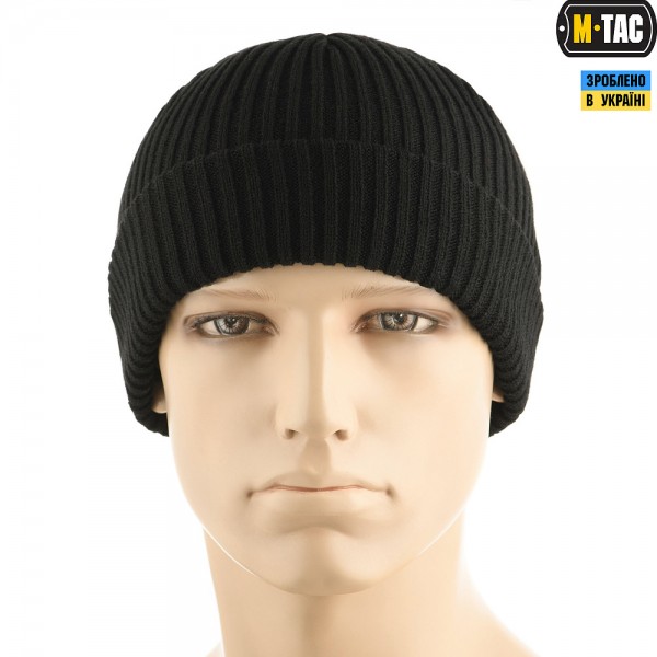 Шапка вязаная 100% АКРИЛ M-TAC Black