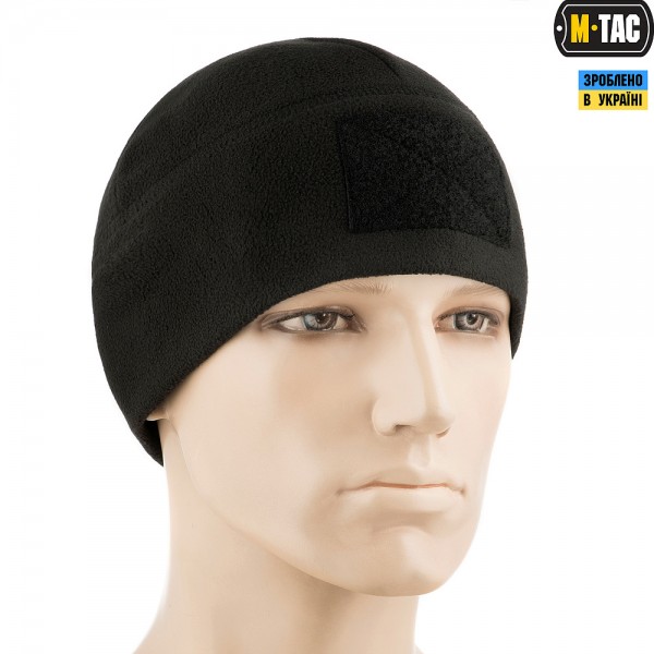 Шапка Watch Cap Elite флис (270г/м2) с липучкой Black M-Tac