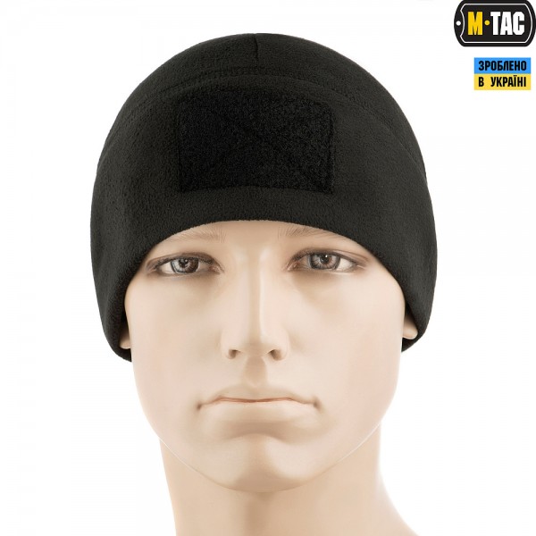 Шапка Watch Cap Elite флис (270г/м2) с липучкой Black M-Tac