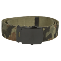 Ремень Mil-Tec Cotton Black Buckle Flecktarn
