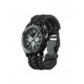 Часы тактические Mil-Tec Watch Paracord Bracelet Black