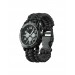 Часы тактические Mil-Tec Watch Paracord Bracelet Black