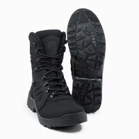 Ботинки тактические Milbot CONQUEST Black Nubuck