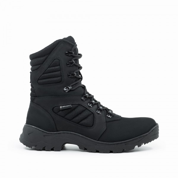 Ботинки тактические Milbot CONQUEST Black Nubuck
