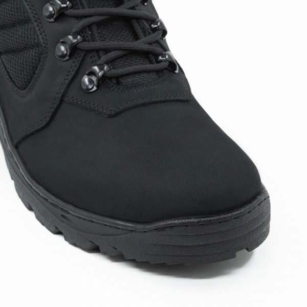 Ботинки тактические Milbot CONQUEST Black Nubuck