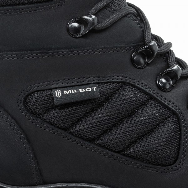 Ботинки тактические Milbot CONQUEST Black Nubuck