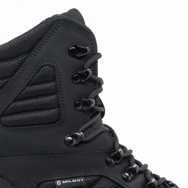Ботинки тактические Milbot CONQUEST Black Nubuck