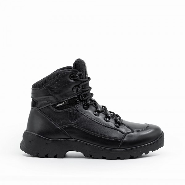 Ботинки тактические Milbot HUNT CORD Black Leather