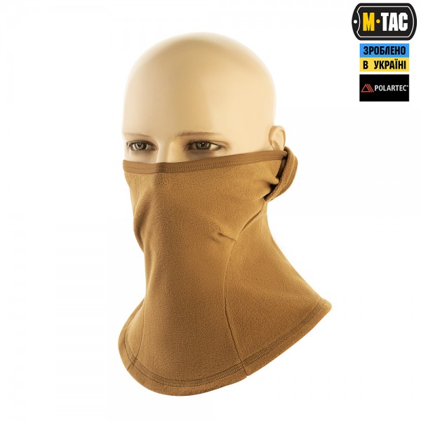 Балаклава-ниндзя флисовая POLARTEC M-TAC COYOTE BROWN