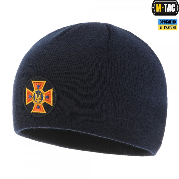 Шапка вязаная ДСНС 100% АКРИЛ M-TAC DARK NAVY BLUE