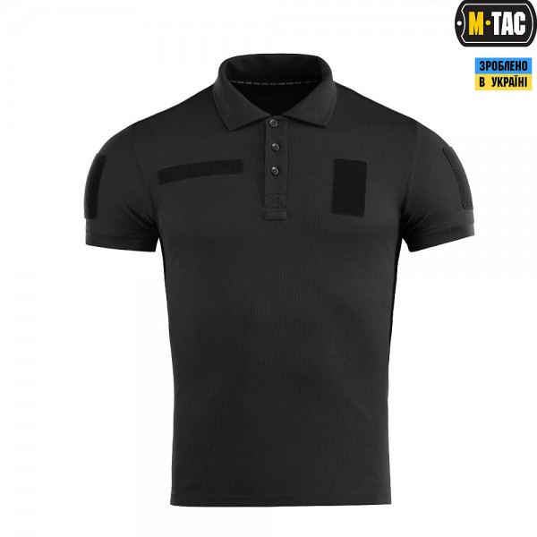 Поло тактическое 65/35 М-ТАС BLACK