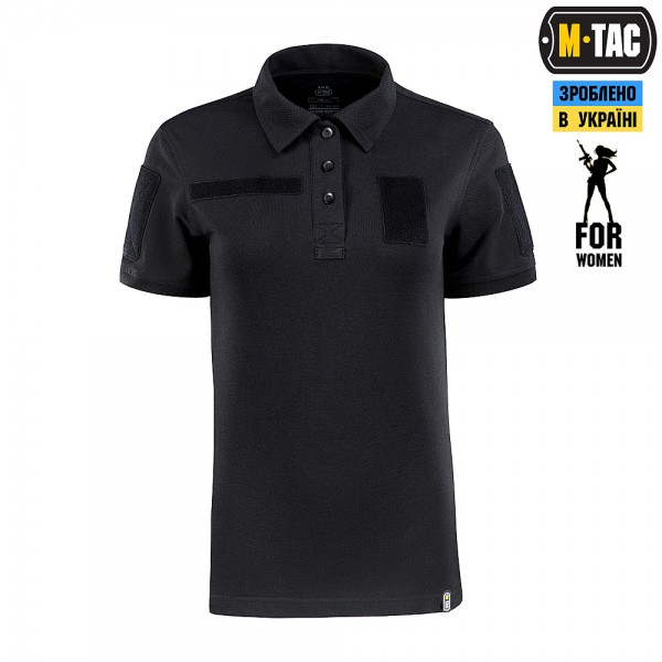 Поло тактичне 65/35 LADY М-ТАС BLACK