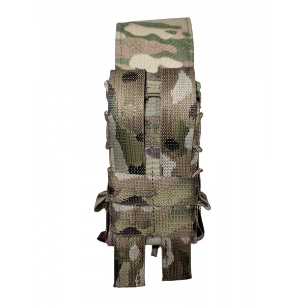 Подсумок двойной для магазина с клапаном Grad АК2Ф Original USA multicam