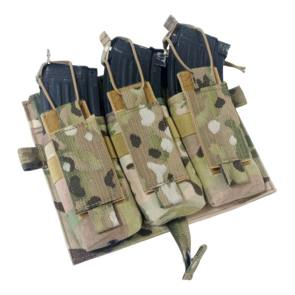 Підсумок потрійний під магазини Detachable flap 3 mag Original Multicam USA GradGear