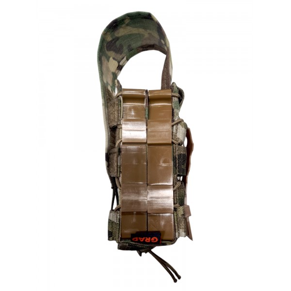 Двойной подсумок для магазина с клапаном Grad Тул2 Original USA MultiCam