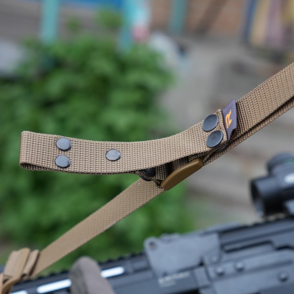 Ремінь збройовий RAGNAROK TYR carbine Gen.II одно/двоточковий з додатковим кріпленням Койот