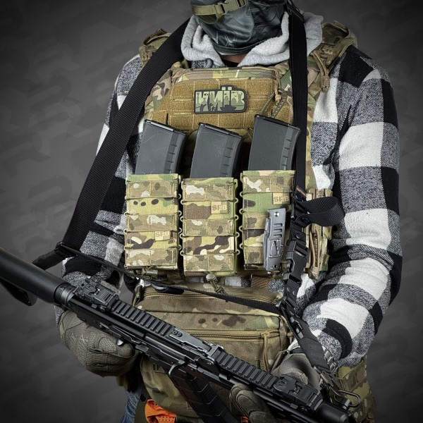 Ремень трехточечный оружейный RAGNAROK HEL carbine Gen.II Черный