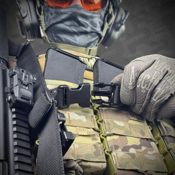 Ремень трехточечный оружейный RAGNAROK HEL carbine Gen.II Черный