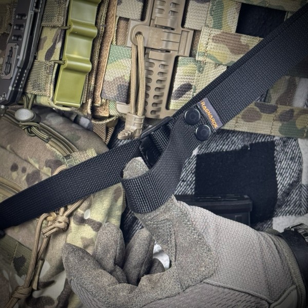 Ремень трехточечный оружейный RAGNAROK HEL carbine Gen.II Черный