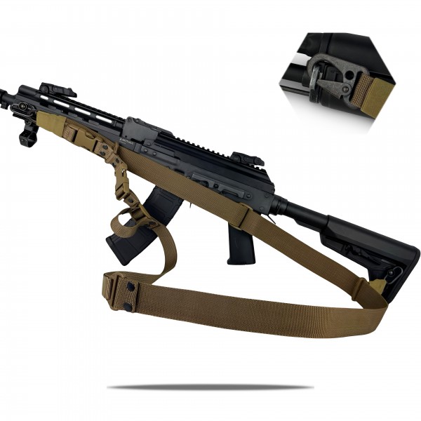 Ремень трехточечный оружейный RAGNAROK HEL carbine Gen.II Койот