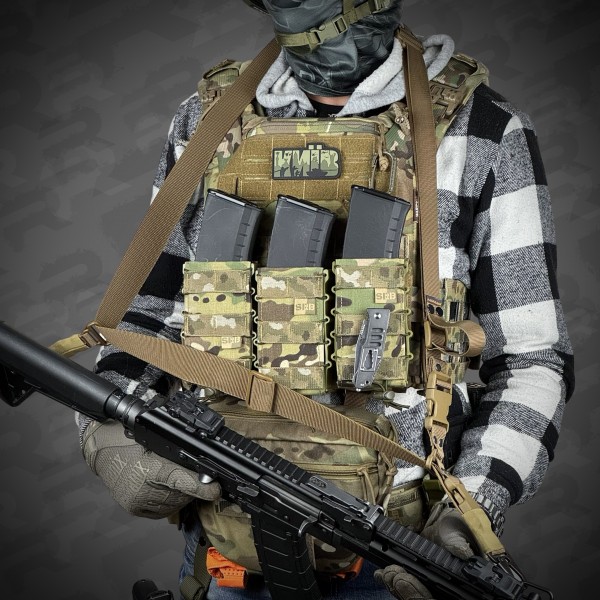 Ремень трехточечный оружейный RAGNAROK HEL carbine Gen.II Койот