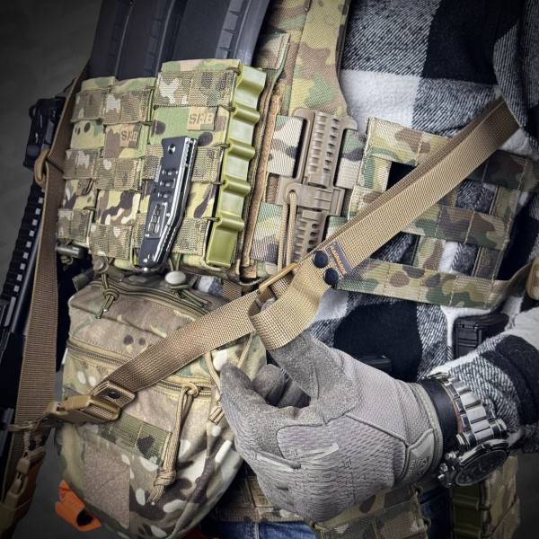 Ремень трехточечный оружейный RAGNAROK HEL carbine Gen.II Койот
