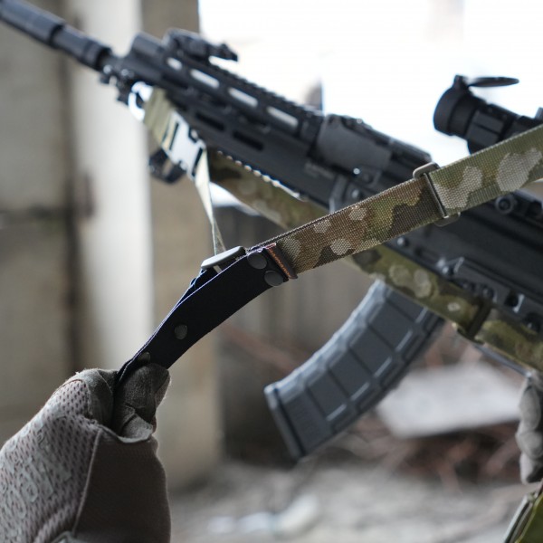 Ремень трехточечный оружейный RAGNAROK с широким наплечнтком KRAKEN carbine Gen.II Мультикам